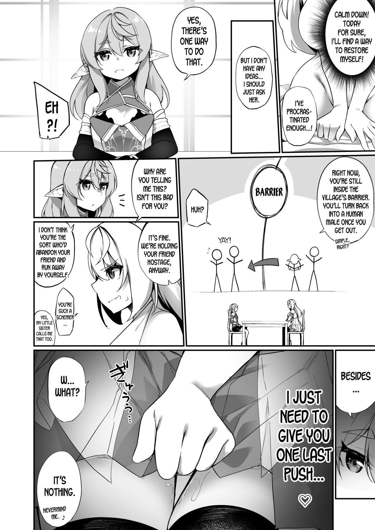 Hentai Manga Comic-A Story Where I Got Transformed From An Adventurer (Male) Into An Elf (Female) and Fucked By My Best Friend-Read-21